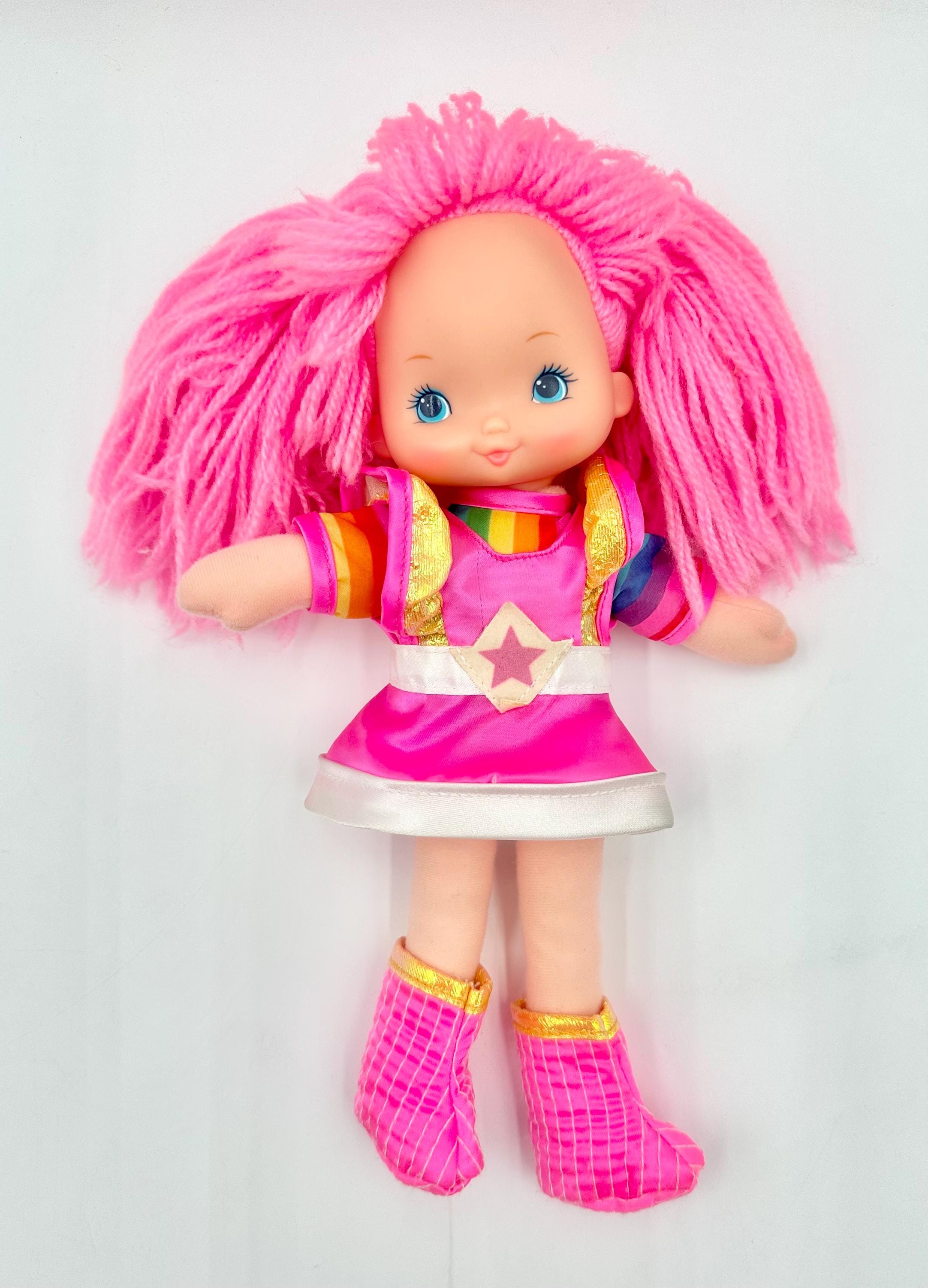 Peigne Vintage Pour Poupée Rainbow Brite - Tickled Rose, 1983 - Rare