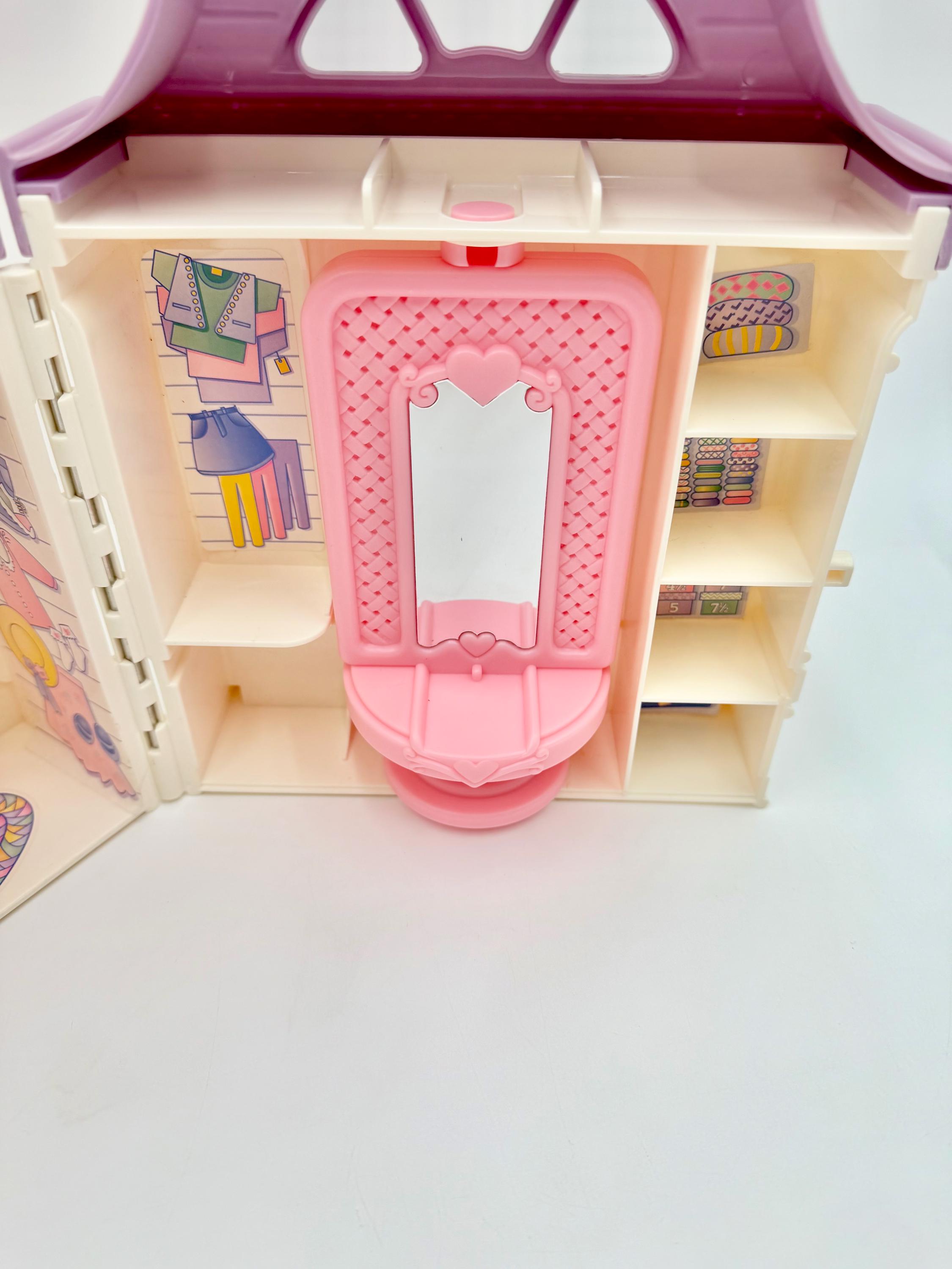 Vintage 1990s Fisher-price Dream Doll House Village Dress Shop No