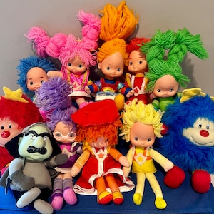Mattel Rainbow Brite Red Butler Doll and Romeo Sprite