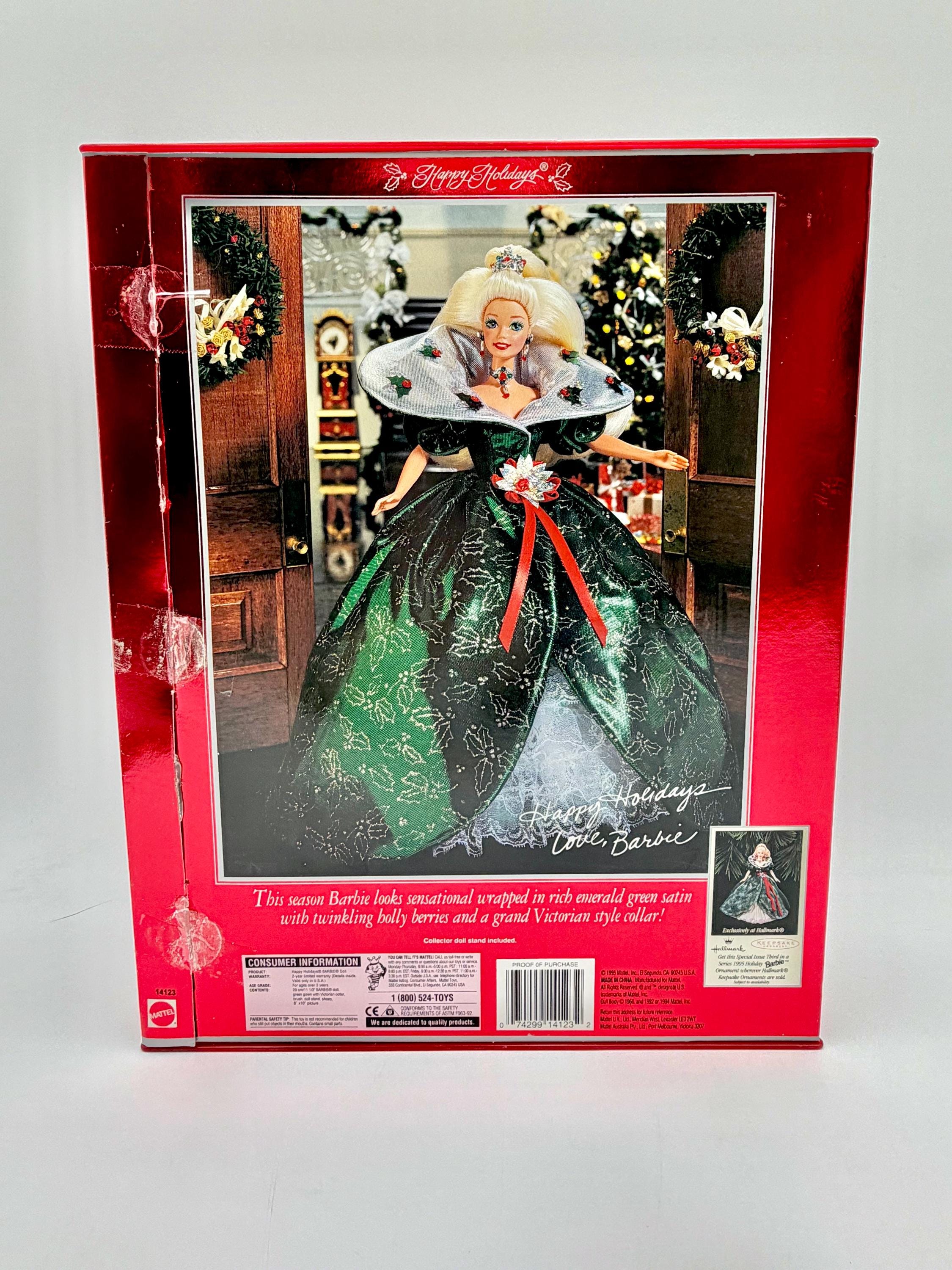 1995 Vintage Mattel Happy Holidays Special Edition Barbie New in