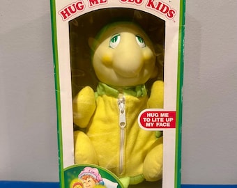 Muñeca Hug Me Glo para niños, modelo vintage de 1988, nueva en caja