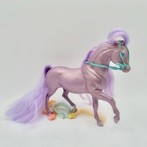 Vintage Mattel jaren 80 Lady Lovely Locks SilkyMane paard met lange staart