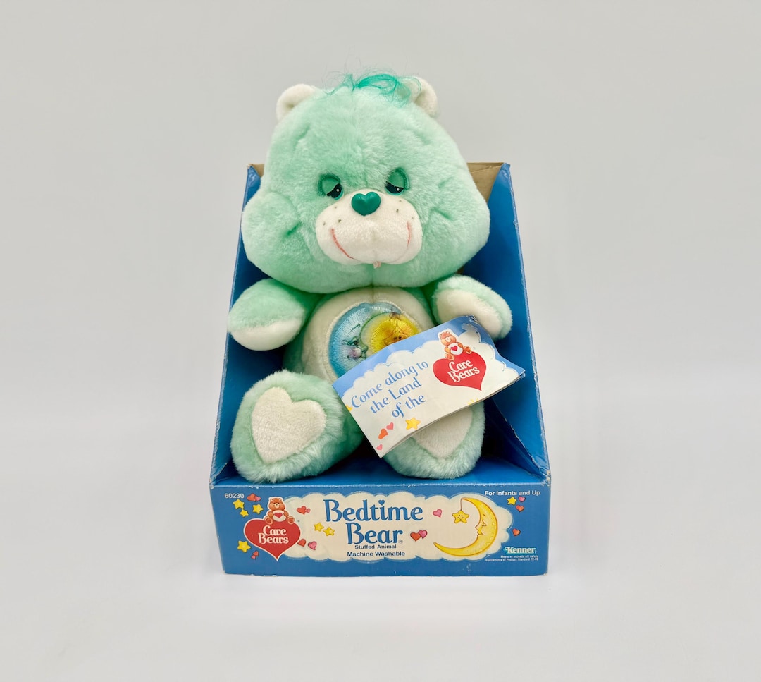 Vintage 1983 13 Inch Original Kenner Bedtime Care Bear New in Box