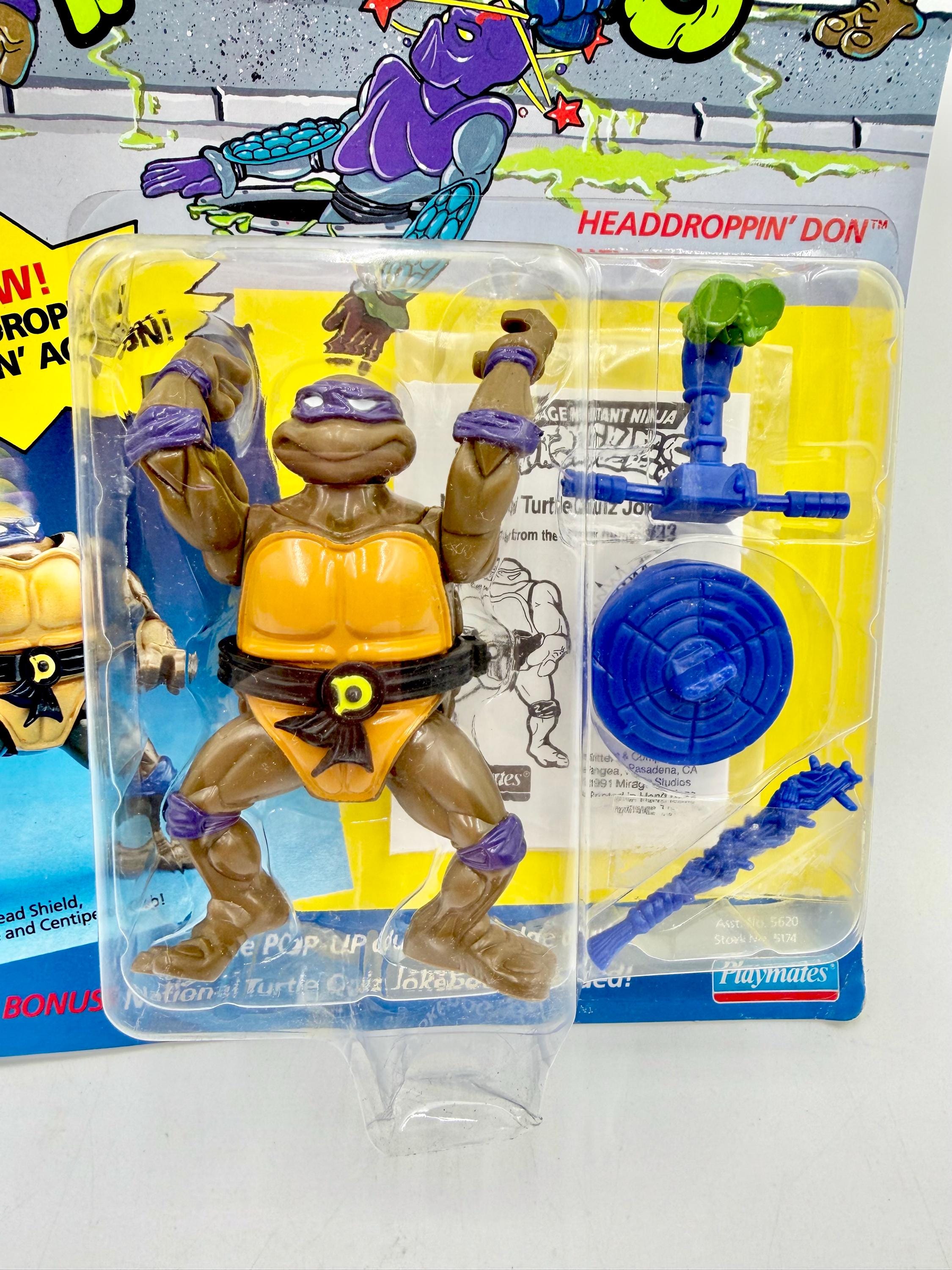 Vintage 1991 Playmates Teenage Mutant Ninja Turtles Head Droppin
