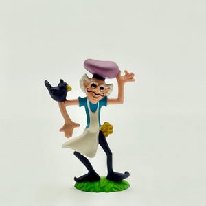 Vintage Kenner 1980s Strawberryland pvc Miniature Villian Purple Pie Man with Berry Bird