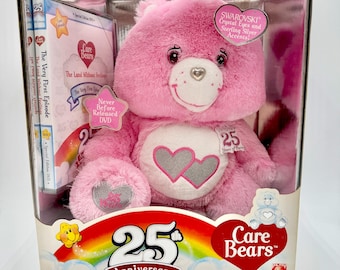 25th Anniversary 2007 Care Bear Pink Love-a-lot Bear Special
