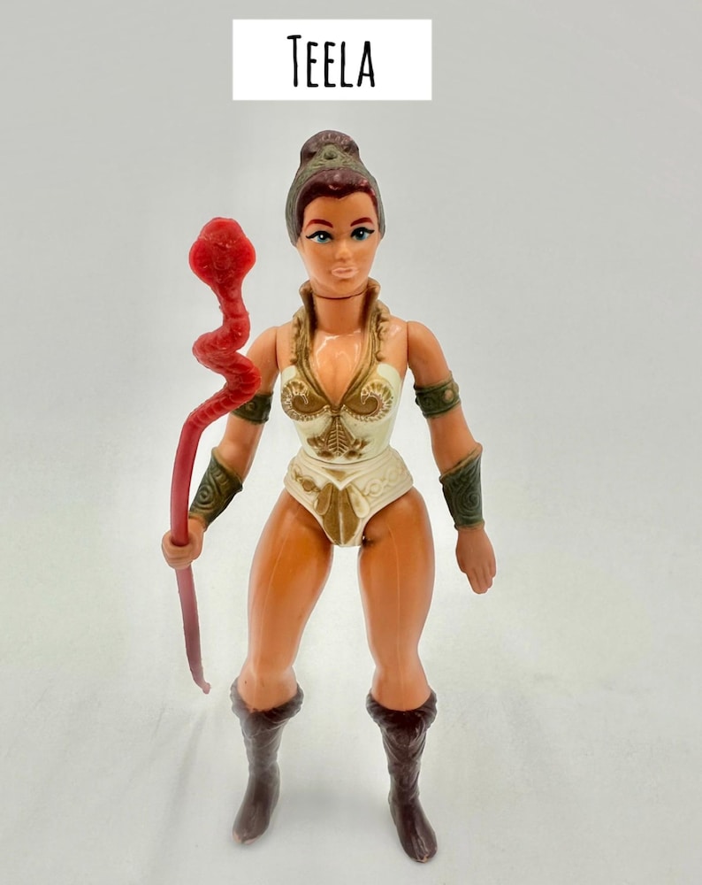Vintage 1980s Mattel He-Man Masters of The Universe Action Figures Teela