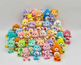 Vintage 2001-2004 20th Anniversary, Carlton Cards, Play Along, McDonalds Care Bear Key Chains/Attachable's/Mini Bears