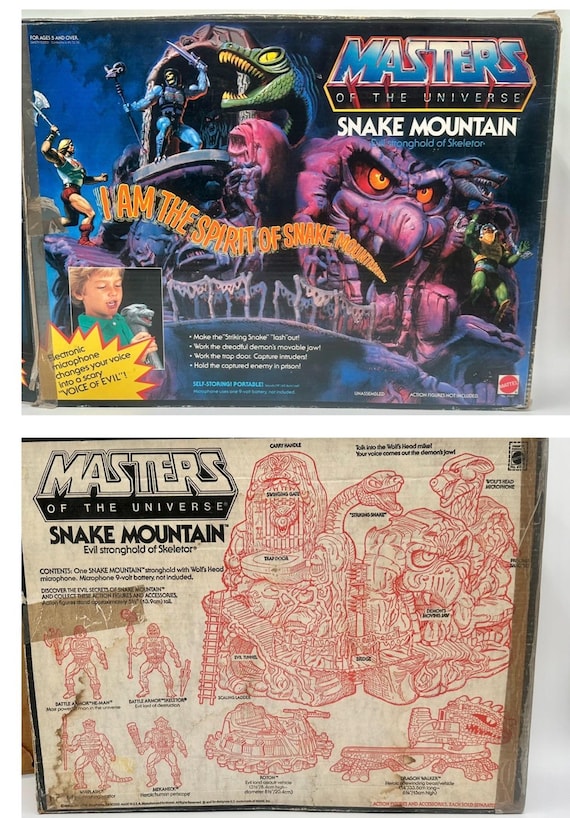 1980年代のヴィンテージ マスターズ オブ ザ ユニバース スネーク