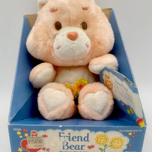 Vintage 1983 Friend Care Bear in box with Tags