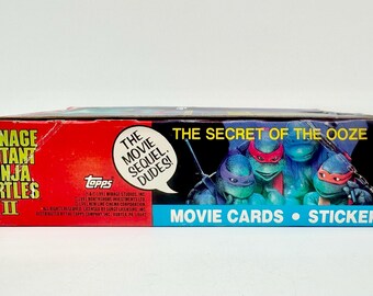 Vintage Playmates 1991 Teenage Mutant Ninja Turtles Topps Movie