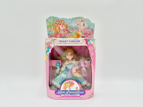 Vintage Mattel 1986 Lady Lovely Locks Friend “maiden Fairhair” New