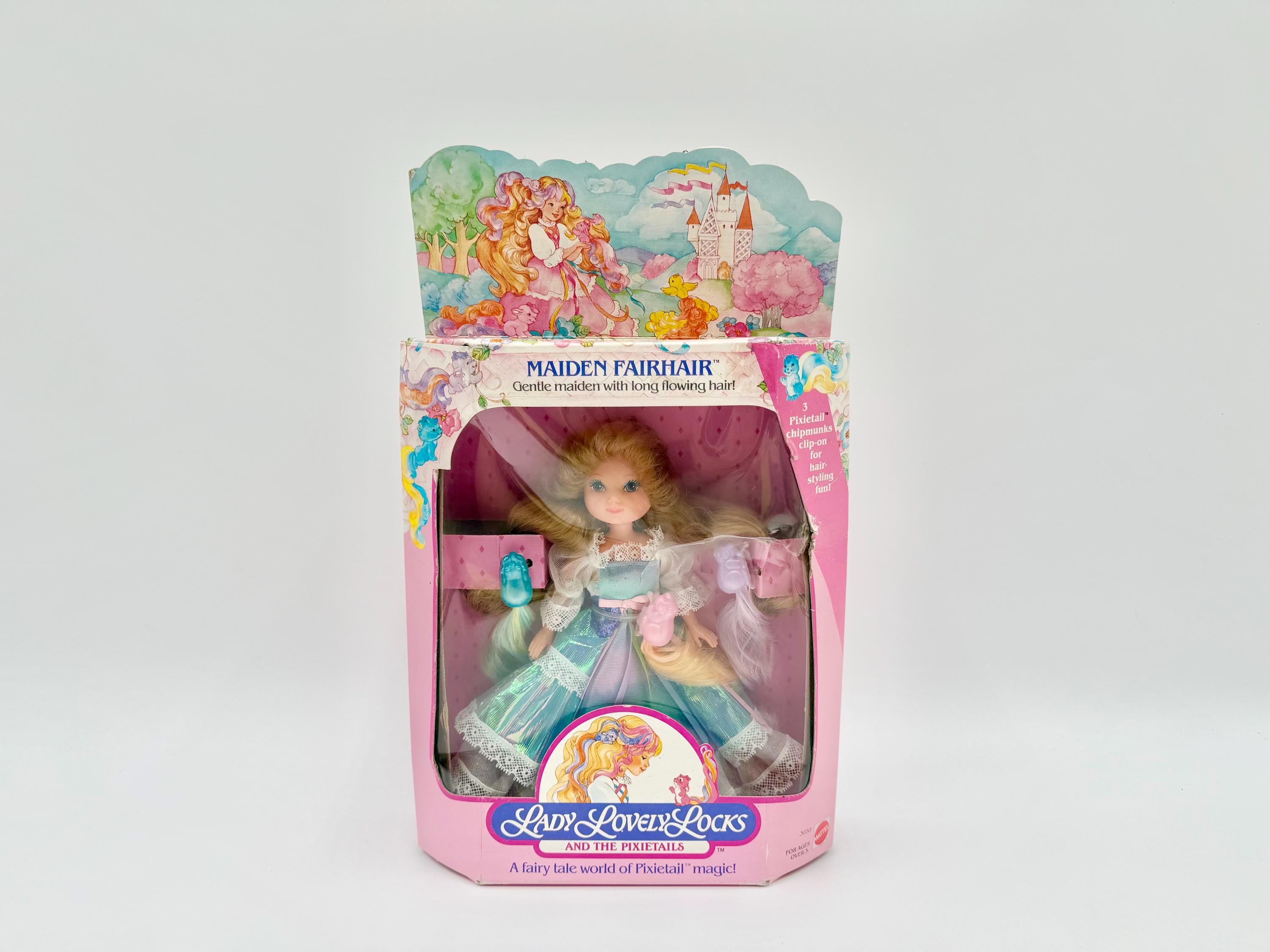 Vintage Mattel 1986 Lady Lovely Locks Friend “maiden Fairhair” New