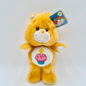 Oso de peluche vintage Carlton Cards de 13 pulgadas de la década de 2000 para el 20.º aniversario con etiquetas