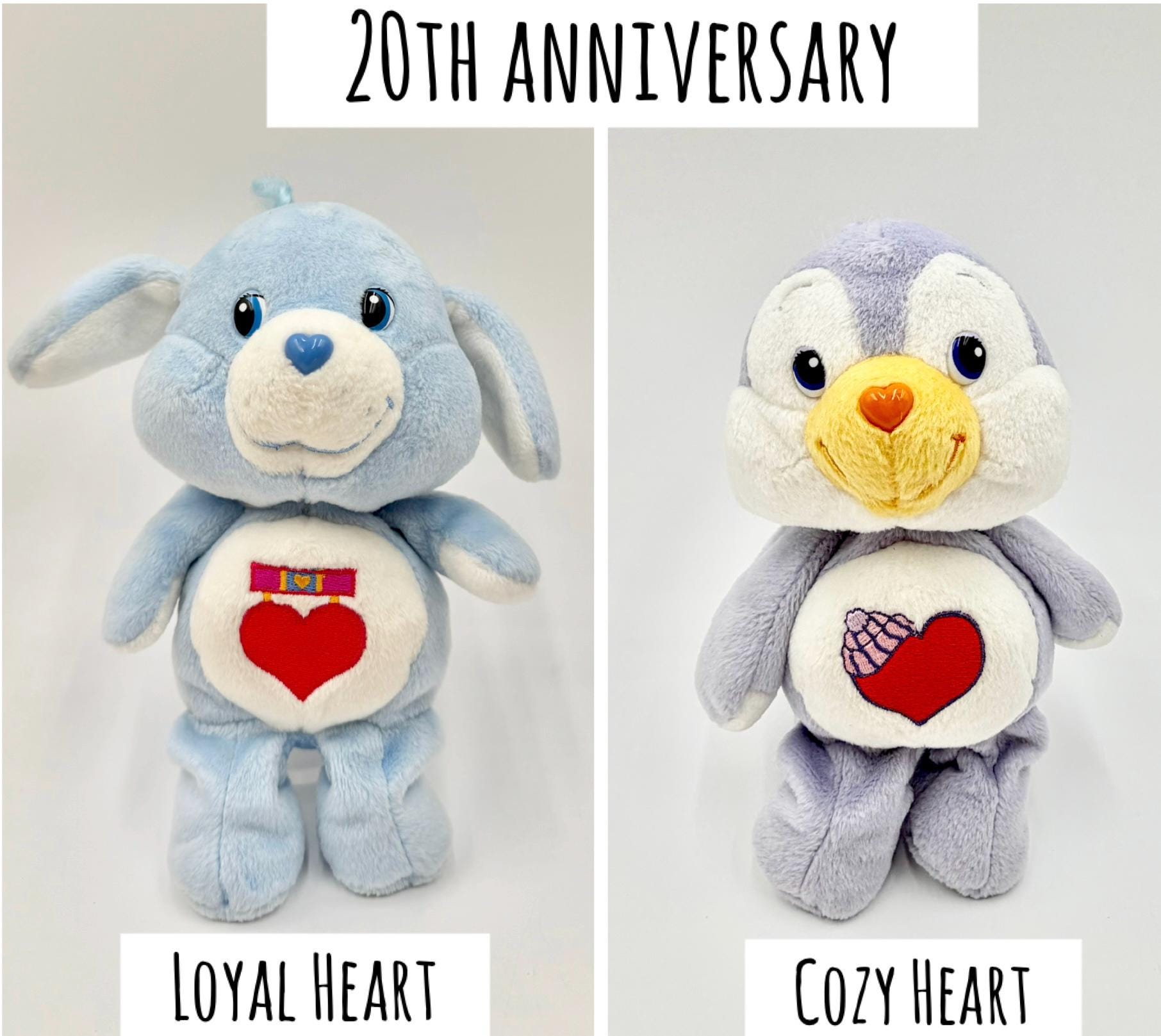 Vintage 2000s 8-9 Inch Plush Care Bear Cousins Carlton Cards, 20th