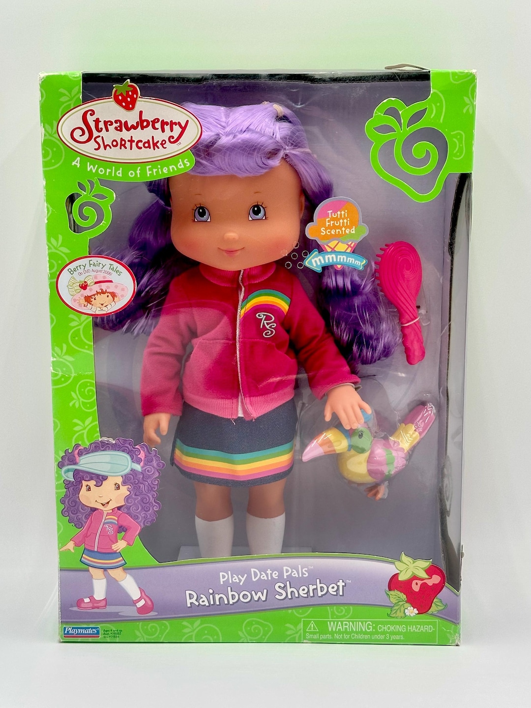 2006 16 Inch Strawberry Shortcake Play Date Pals Rainbow