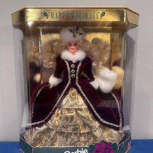 1996 Vintage Mattel Happy Holidays Barbie New in Box
