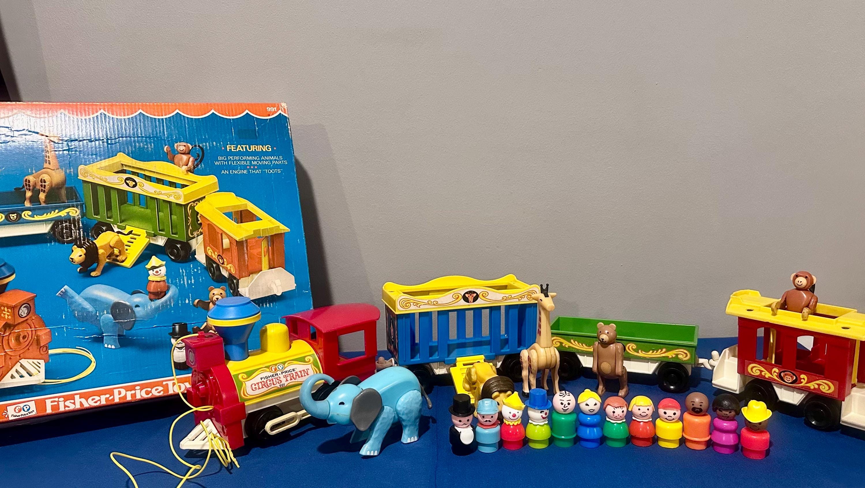 Old fisher price train set sale