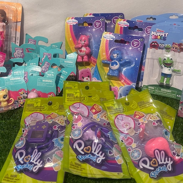 Easter Basket toys ,My Little Pony, Barbie, Littlest Pet Shop, Polly Pocket, Care Bears, Muppets and more