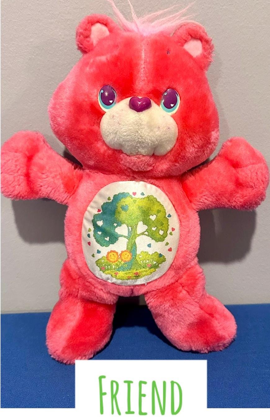 ケアベア 環境シェアベア 1991年 Vintage 1991 Kenner Care Bears - Share Bear Plush Bear | eBay