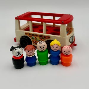 ヴィンテージ フィッシャープライス プレイファミリー ミニバス #141 完成品