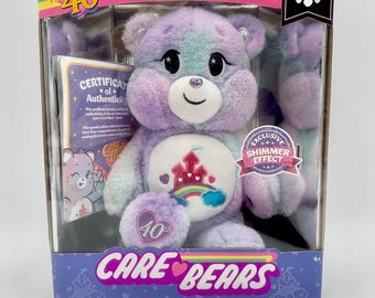 25th Anniversary 13 inch Share Care Bear Swarovski Crystal