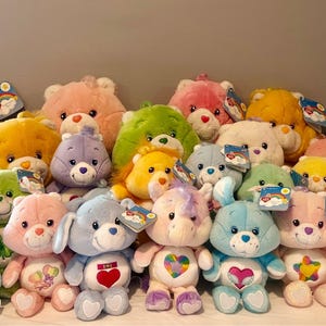 Carlton Cards/ Peluche d'oursins et de leurs cousins 20e anniversaire, millésime 2002, 40,3 cm, 13,50 cm (10 et 20 cm) *vendu séparément*