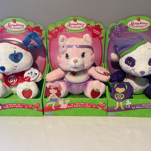 Strawberry Shortcake Vintage Custard Plush - Etsy
