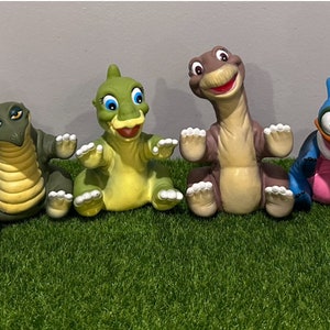 1988 Pizza Hut The Land Before Time hand puppets *Each Sold Separately*