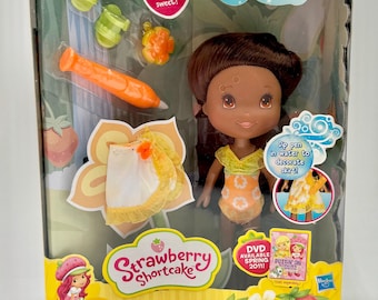 Set de muñeca Strawberry Shortcake Splashin' Surprise Berry Beachy Orange Blossom de Hasbro, nuevo en caja.