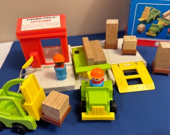 Camion Benne Fisher-Price Little People Vintage - Load Depot - Occasion