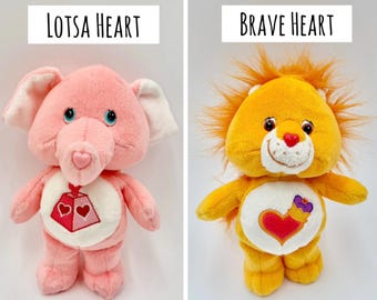 Vintage 2000s 8-9 Inch Plush Care Bear Cousins Carlton Cards, 20th