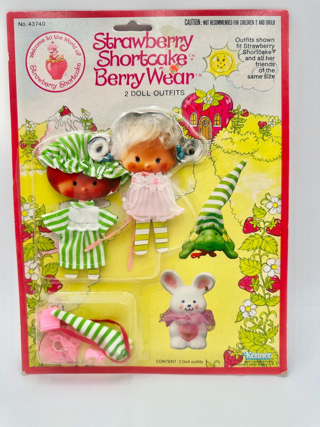 Vintage 1980s Strawberry Shortcake Berry Wear “berry Good Nite