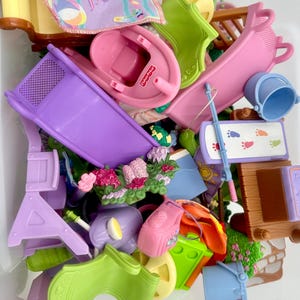 Fisher-Price Loving Family Dollhouse Play Ground, Outdoor, Camping, Plants, Gardening