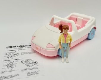 Vintage 1992 Playskool DollHouse Convertible, Babysitter, Instructions #1593