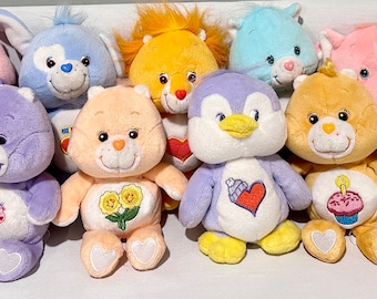 Vintage/Modern 2002-16 8-9 inch Care Bears and Care Bear Cousins *EACH SOLD SEPARATELY*
