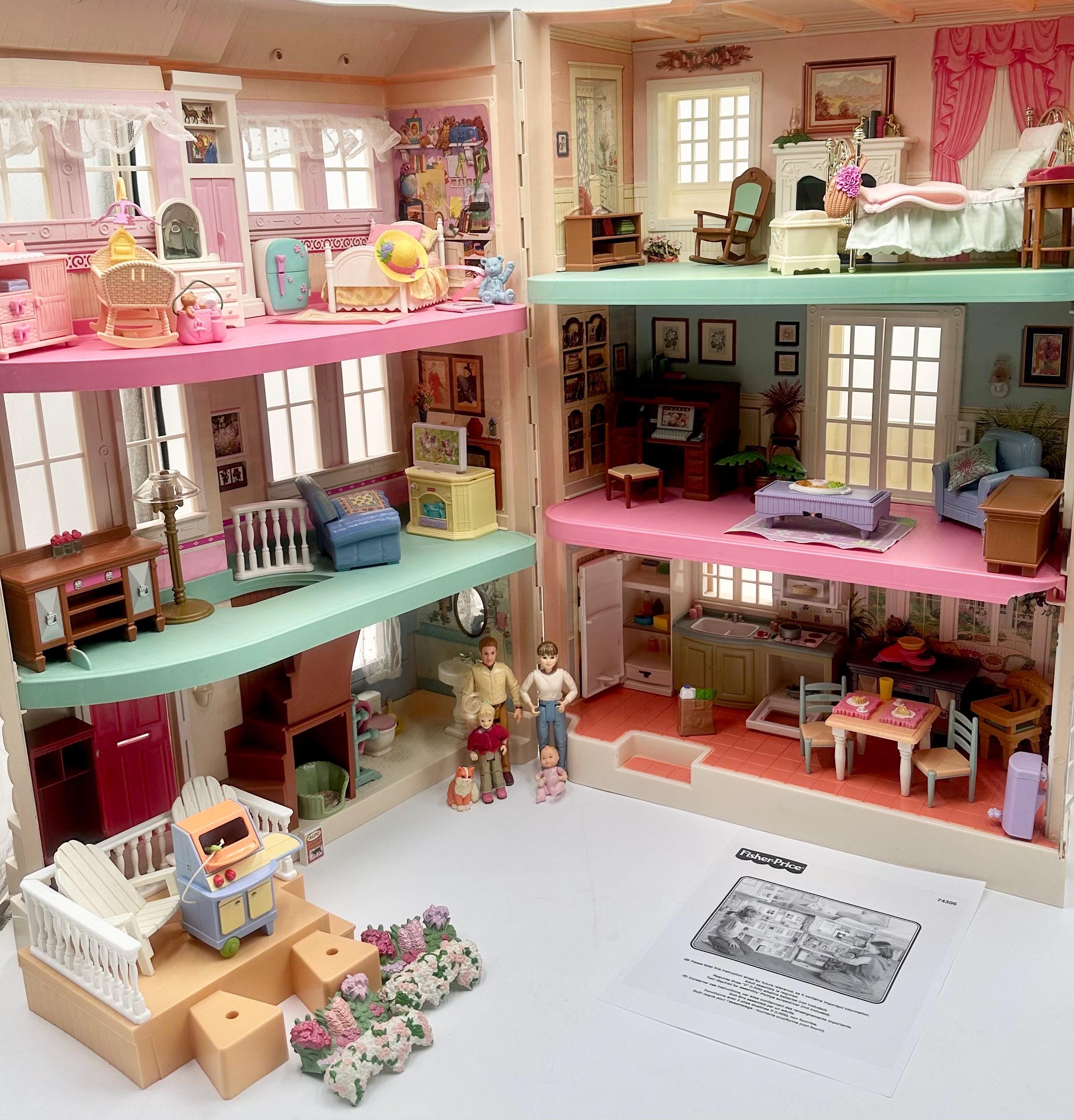 Vintage 2000 Fisher-price Loving Family Special Edition Townhouse 