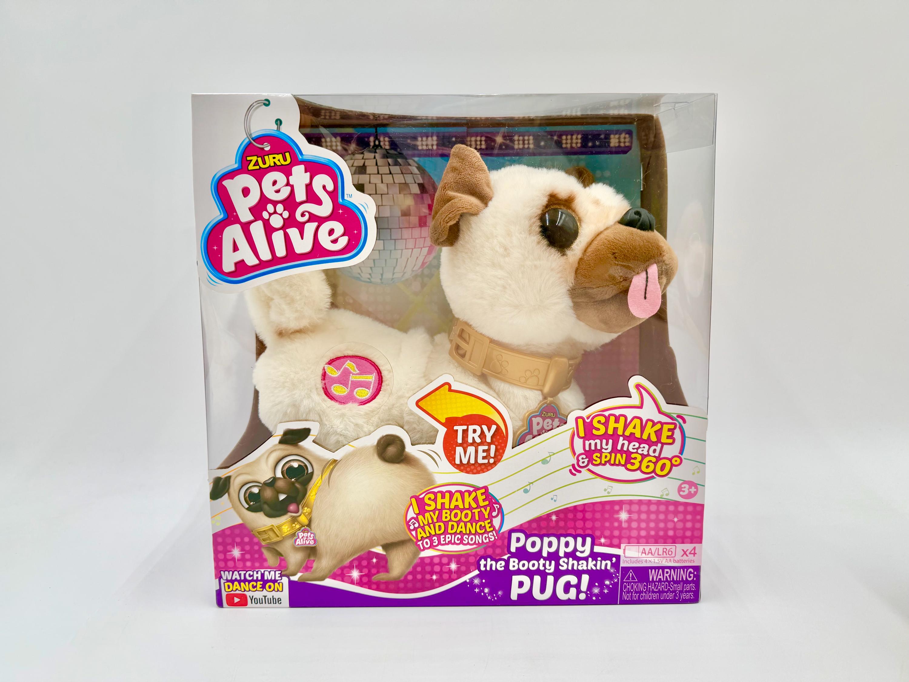 Zuru Pets Alive Poppy the Booty Shakin' Pug! New in Box - Etsy