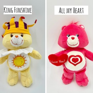 Vintage 2000s 10 inch Care Bears and Care Bear Cousins *EACH SOLD SEPARATELY* image 6