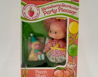 Vintage Kenner 1980s Peach Blush with Melonie Belle Party Pleaser doll New in box No.29190