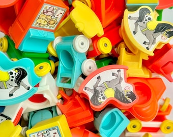 Vintage Fisher-Price Little People, Little Riders and Nursery Accessories