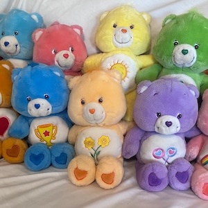 2002 17 13 Inch Vintage Plush Care Bears and Care Bear Cousins