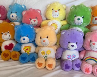 2002-17 “13" Inch Vintage Plush Care Bears and Care Bear Cousins*Each Sold Separately*