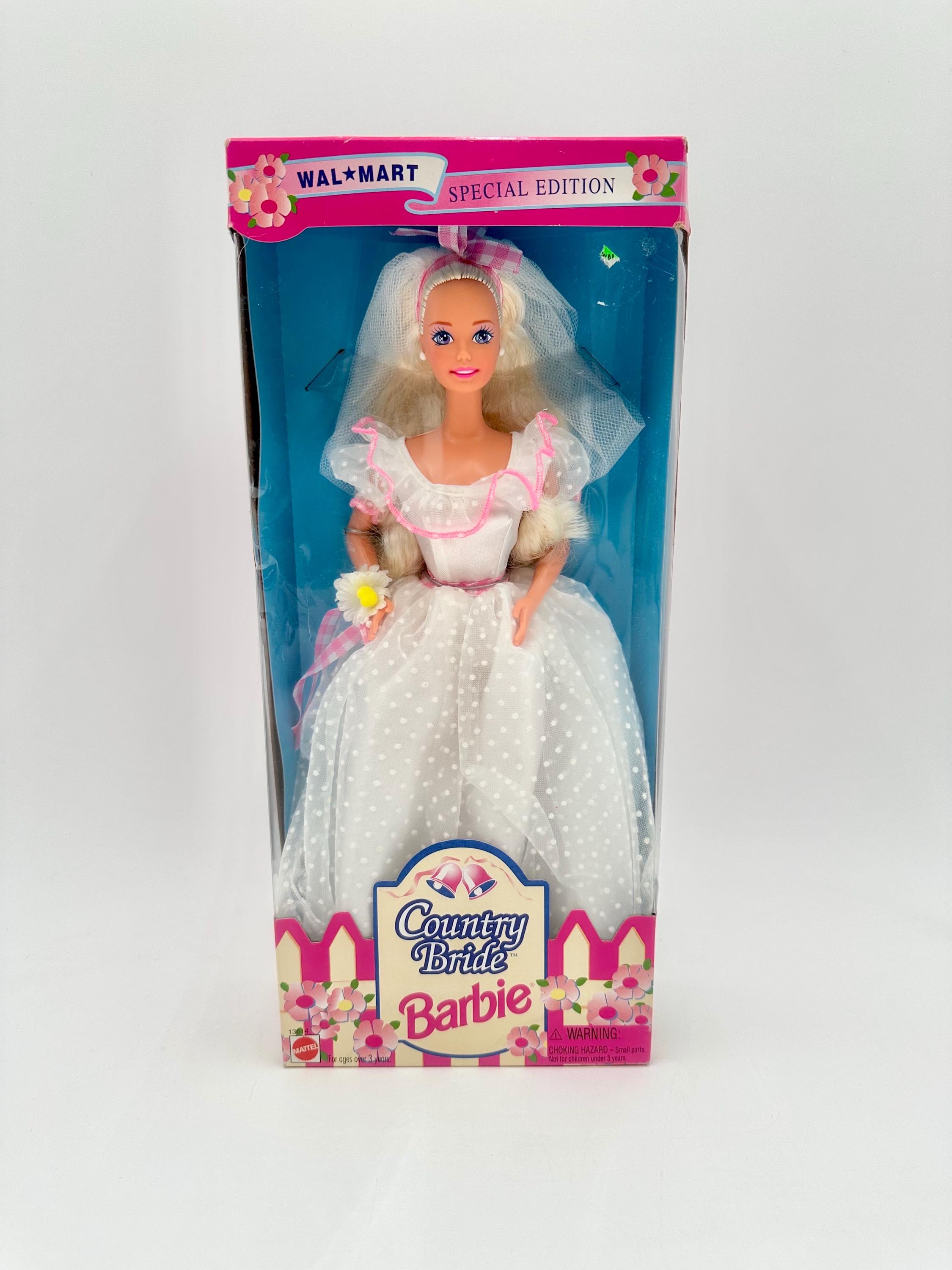 Vintage 1994 Mattel Wal-mart Special Edition Country Bride Barbie