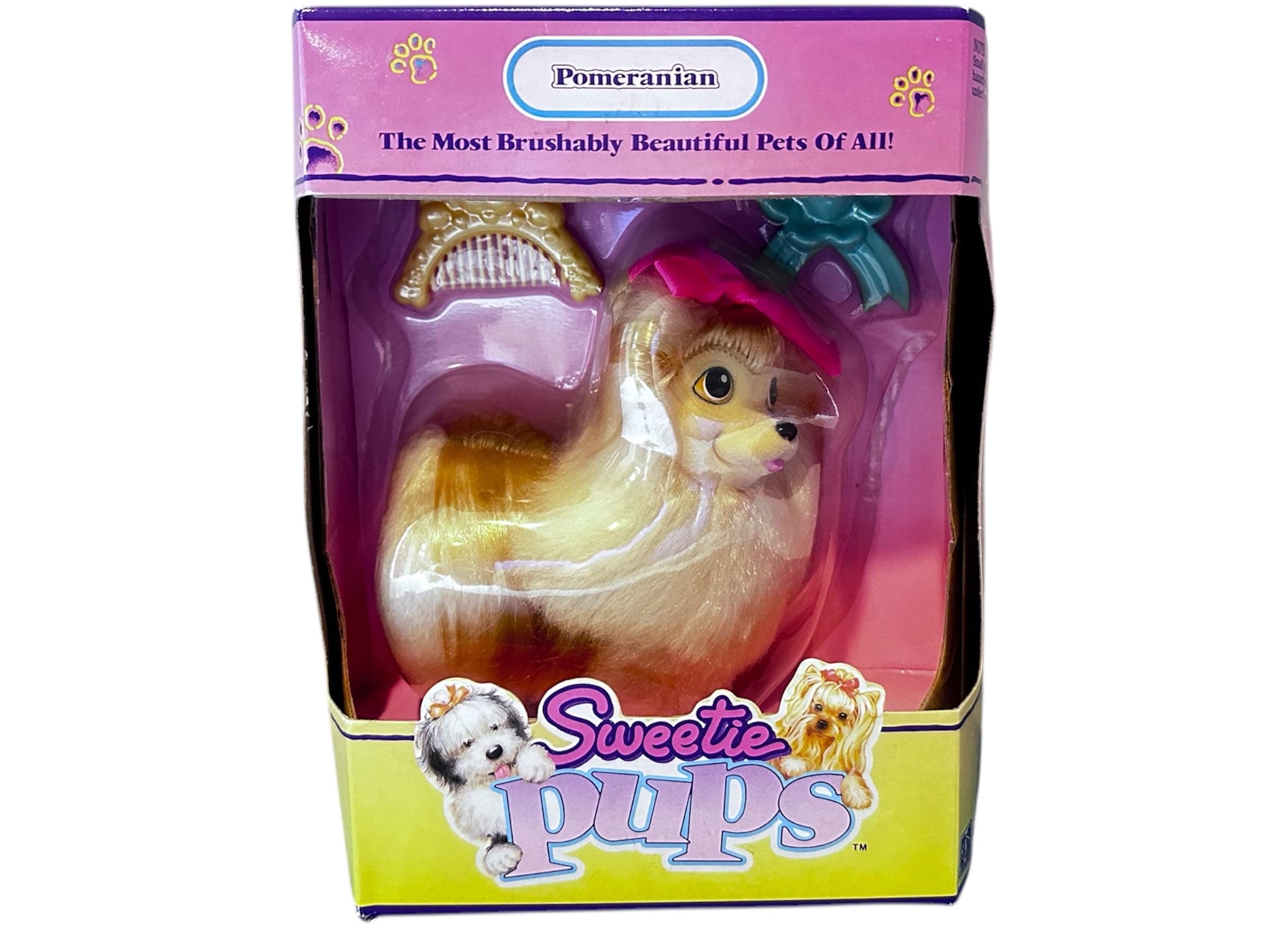 【希少】わんこボストン　ホビー　平成玩具 Vintage 1989 Hasbro Sweetie Pups Pomeranian No.8417 New in Box - Etsy