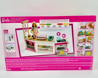 2018 Lights and Sounds Barbie Ultimate Kitchen Playset With Barbie