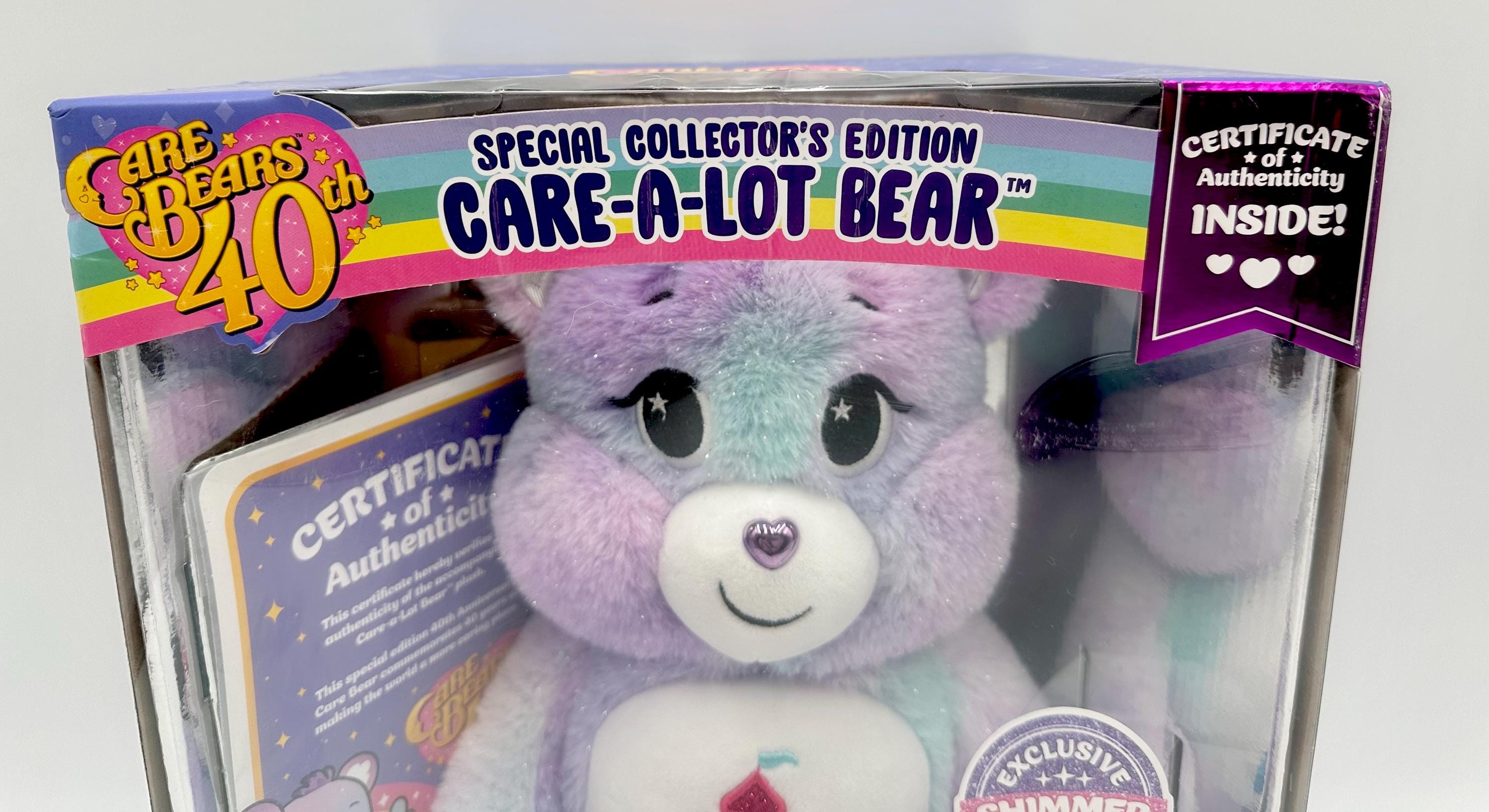 40th Anniversary Care Bear, 13 Inch Care-a-lot Bear Special