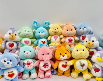 Vintage 2000s 8-9 Inch Plush Care Bear Cousins Carlton Cards, 20th