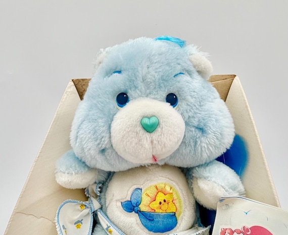 Vintage 1983 Kenner Care Bear Baby Tugs 10 Inch Plush in Box With