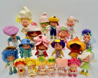 Vintage 1980’s Kenner Strawberry Shortcake and Friends Dolls *Each sold separately